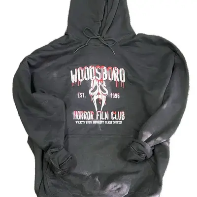 Ghost Halloween embroidery sweater