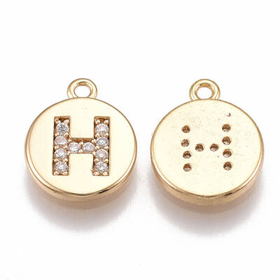 Brass Cubic Zirconia Charms