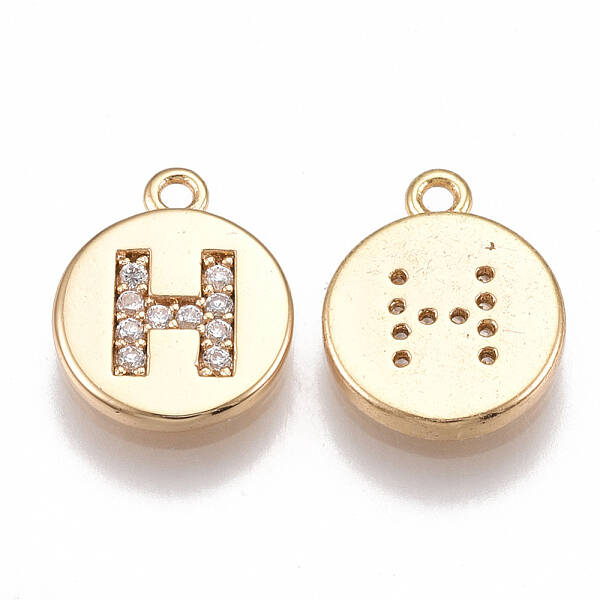 Brass Cubic Zirconia Charms