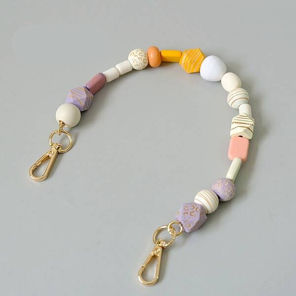 Wood & Resin Bead Bag Straps