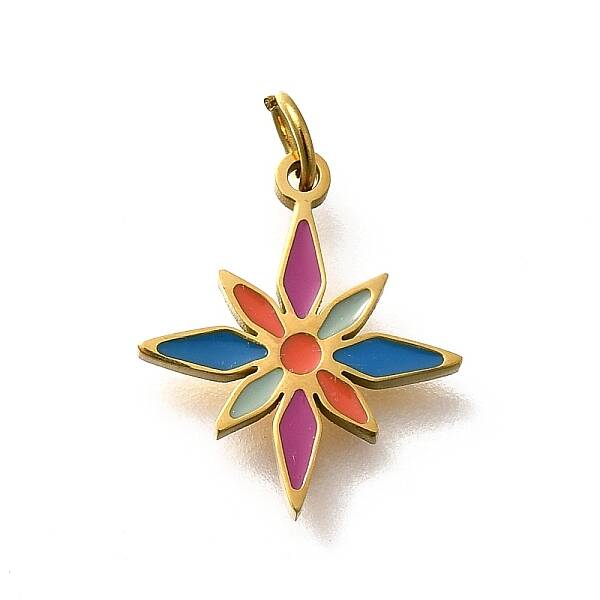 304 Stainless Steel Enamel Charms