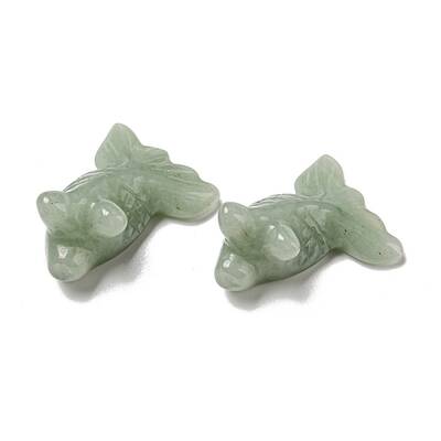Natural Green Aventurine Carved Healing Goldfish Figurines