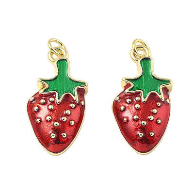 Brass Enamel Pendants
