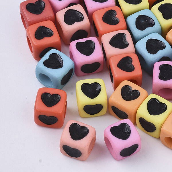 Opaque Acrylic Beads