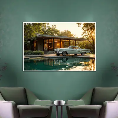 Timeless Beauty - Classic Car Reflections