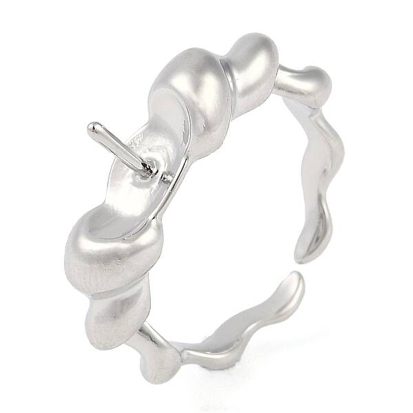 Brass Cuff Finger Ring Settings