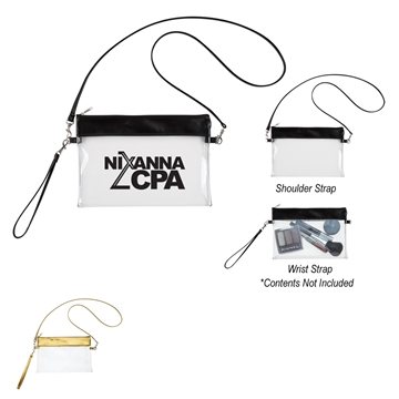 100 Customized Game Day Clear Wristlet Pouch - NFL Compliant & ...
