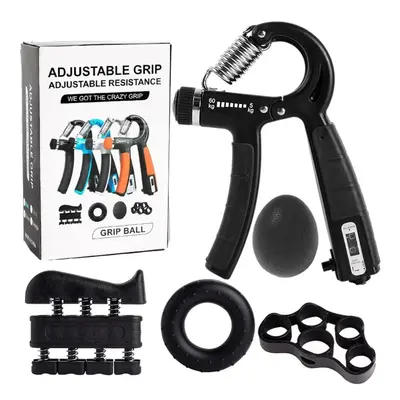 [Hand Grip] Strengthener Smart Counting, Forearm Strengthener Kit - 5 Pack Adjustable Resistance, Hand Grip Strengthener, Fin...