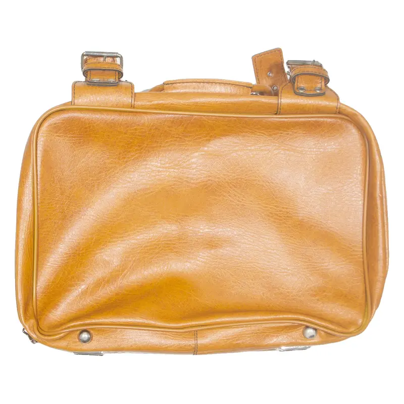 Briefcase Mens Laptop Bag Brown Leather
