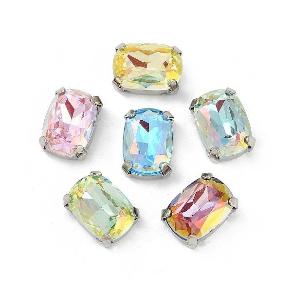 Brass Glass Rhinestone Sew on Rhinestones