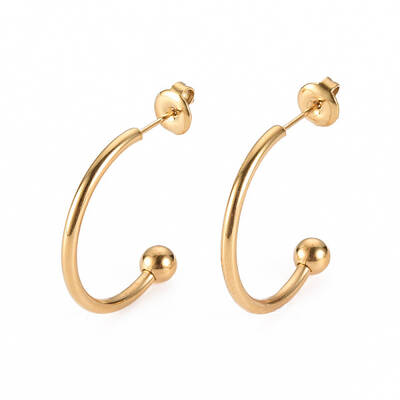 304 Stainless Steel Stud Earrings