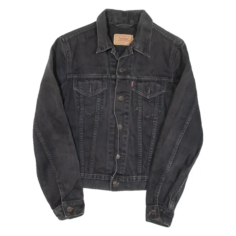LEVI'S Womens Denim Jacket Black M