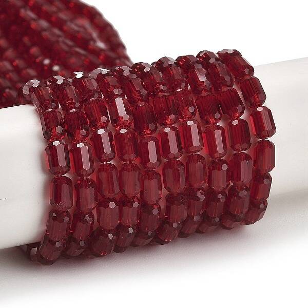 Transparent Glass Beads Strands