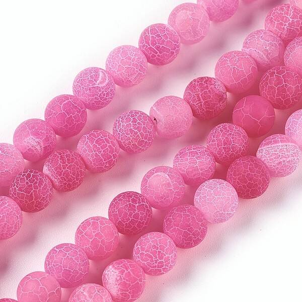 Natural Weathered Agate Beads Strands