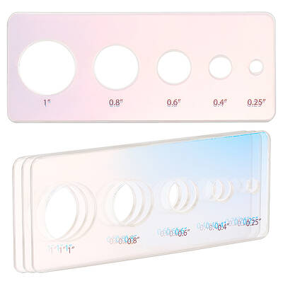 Acrylic Measuring Tool for Doll Craft Eyes