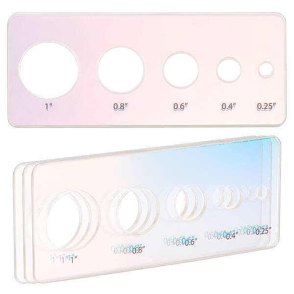Acrylic Measuring Tool for Doll Craft Eyes