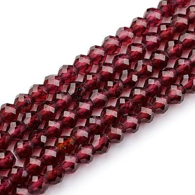 Natural Garnet Beads Strands