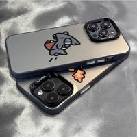 Case for iPhone 16 Pro Max 15 Plus 14 13 12 11 XS XR Anime Sharks Pattern Anti-Scratch Military-Grade Drop Protection slim Co...