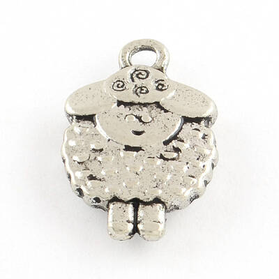 Sheep Tibetan Style Alloy Pendants