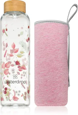 Waterdrop Glass Edition Flair glass water bottle 600 ml