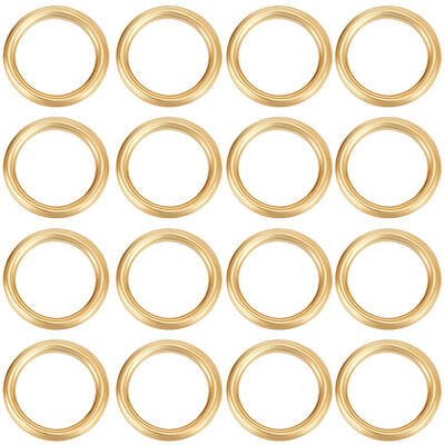 20Pcs Brass Round Ring