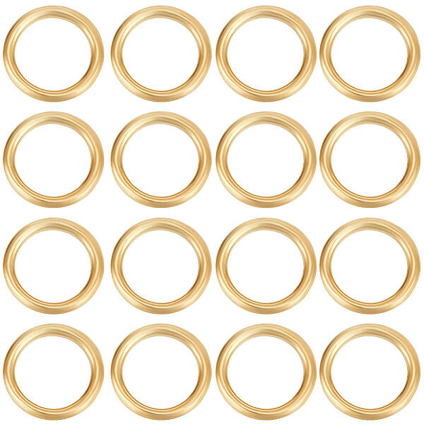 20Pcs Brass Round Ring