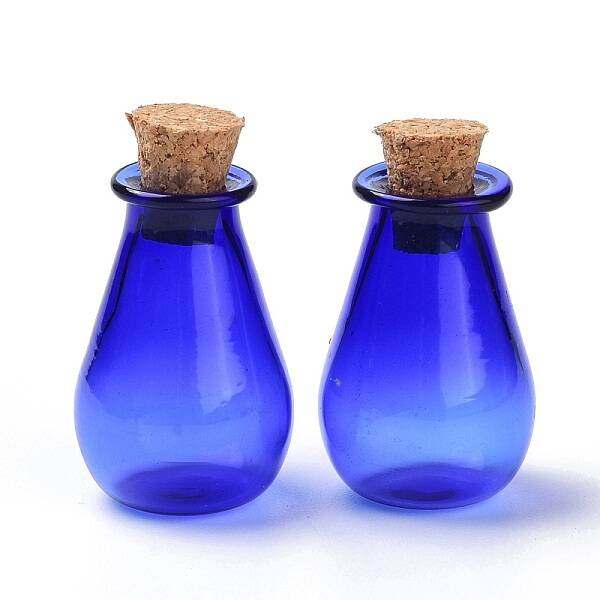 Glass Cork Bottles Ornament