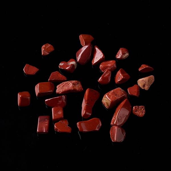 Natural Red Jasper Chip Beads