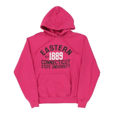 Connecticut State Champion College Hoodie - Medium Pink Cotton Blend