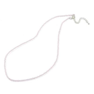 Natural Rose Quartz Beaded Necklaces