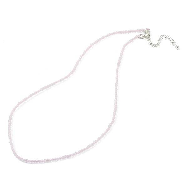 Natural Rose Quartz Beaded Necklaces