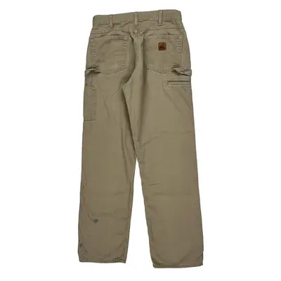 Workwear Carhartt Carpenter Trousers - 30W 33L Khaki Cotton | Size: 30″ waist
