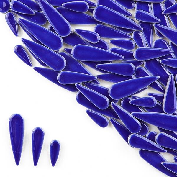 3 Styles Teardrop Shape Porcelain Mosaic Tiles