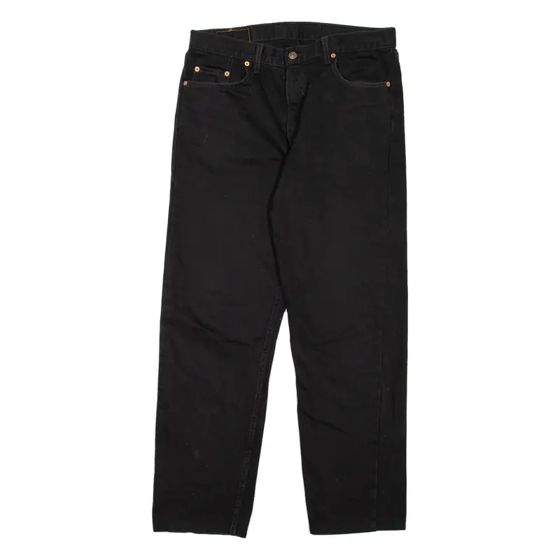 LEVI'S 615 02 Jeans Mens Black Regular Straight 90s W36 L29