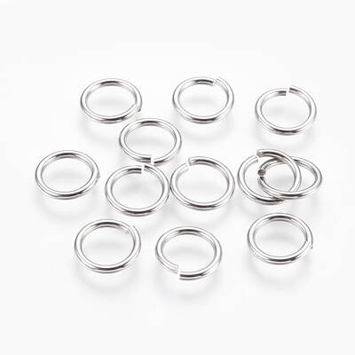 Tarnish Resistant 304 Stainless Steel Open Jump Rings