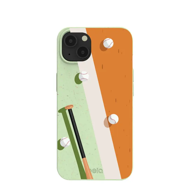 Sage Green Baseball Field iPhone 13 Case