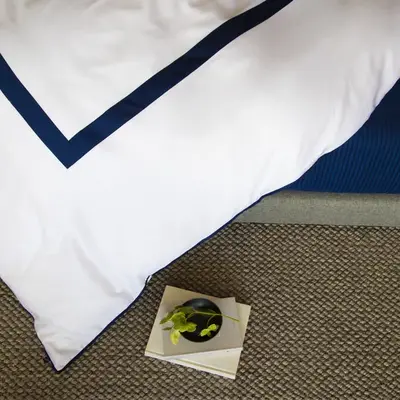 Duvet Cover | Size: Full/Queen | Color: Marine | Touch: Sateen