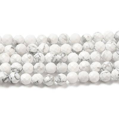 Natural Howlite Beads Strands