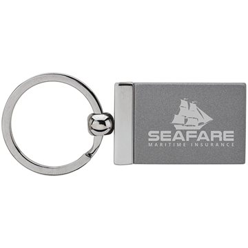 75 Promotional Gemma Keyring - Two-Tone Metal