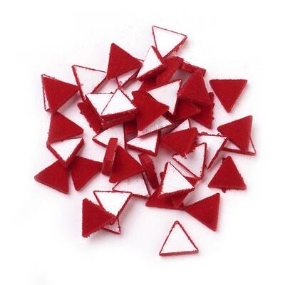 Flocky Acrylic Cabochons