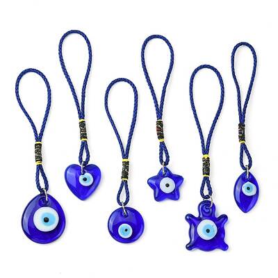 Evil Eye Lampwork Pendant Decorations