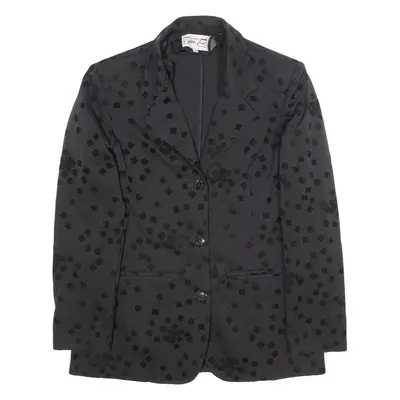 KEIZARS COTTON LINE Womens Blazer Coat Black M