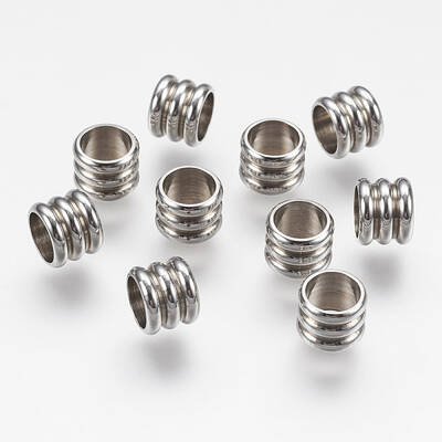 Tarnish Resistant 202 Stainless Steel Beads