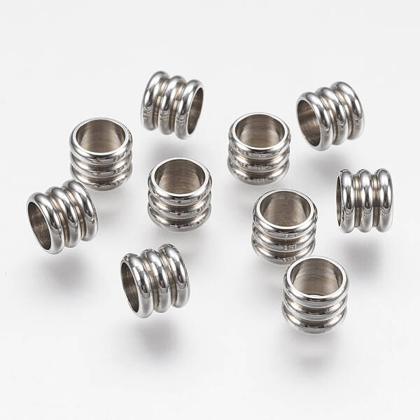 Tarnish Resistant 202 Stainless Steel Beads