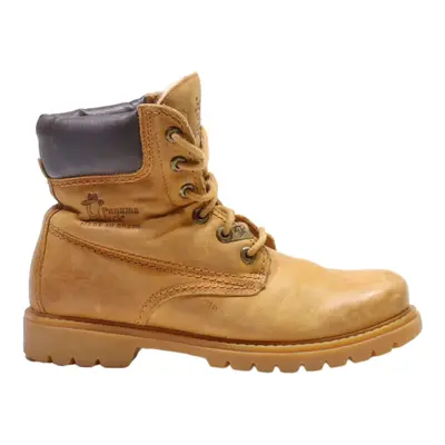 NATURAL LIFE & STYLE Lace-Up Boots Brown Leather Mens UK 6