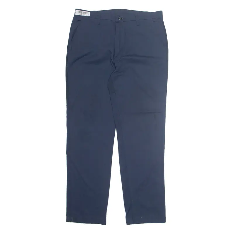 RED KAP Chino Mens Trousers Blue Regular Straight W38 L33