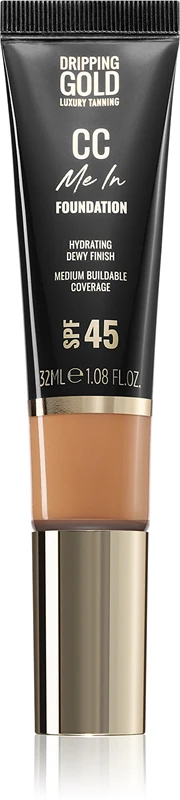 Dripping Gold CC Me In light foundation SPF 45 color Almond 07 32 ml