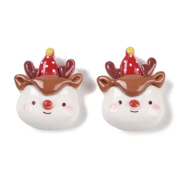 Christmas Opaque Resin Decoden Cabochons