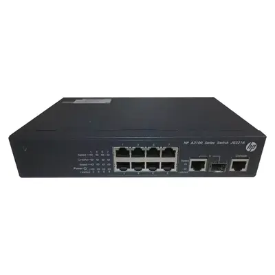 JG221AR#ABG HP 3100-8 9-Port + 1-Port SFP Layer 3 Switch