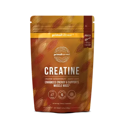 Creatine Powder Supplement for Men and Women's Fitness, Workouts, and Muscle Growth, to Help Promote Recovery, Strength, Ener...